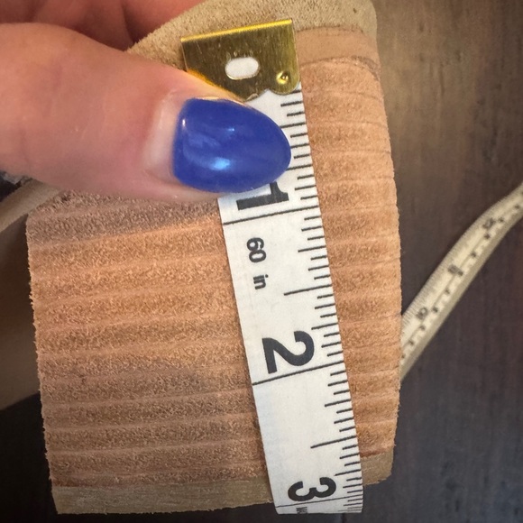 Anthropologie Jeffrey Campbell classic suede Favela woven mule heel size 9 - Picture 5 of 12